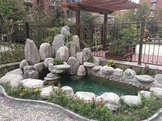 长海家庭庭院水景设计