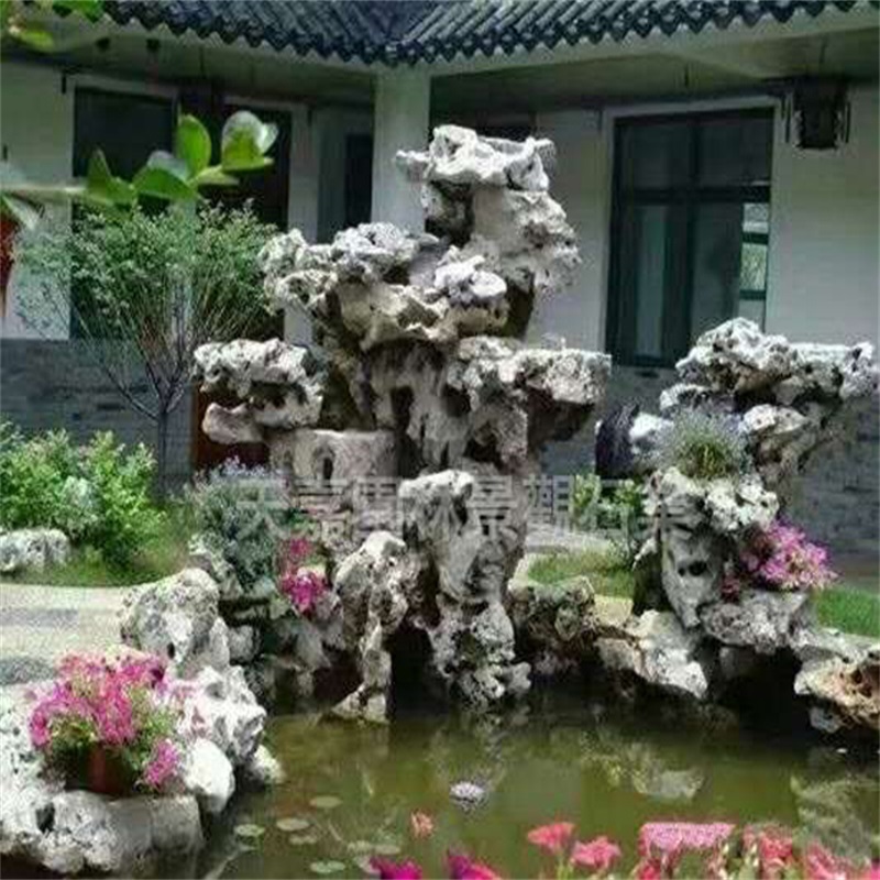长海小庭院水景鱼池设计方案